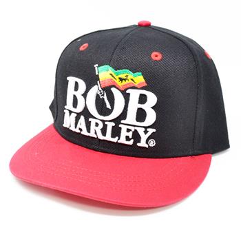 Bob Marley Flag Logo Snapback