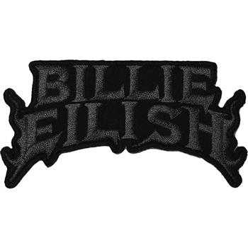 Billie Eilish Flame Logo Cut Out [Black] Patch