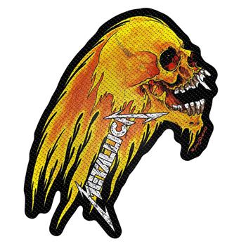 Metallica Flaming Skull Patch