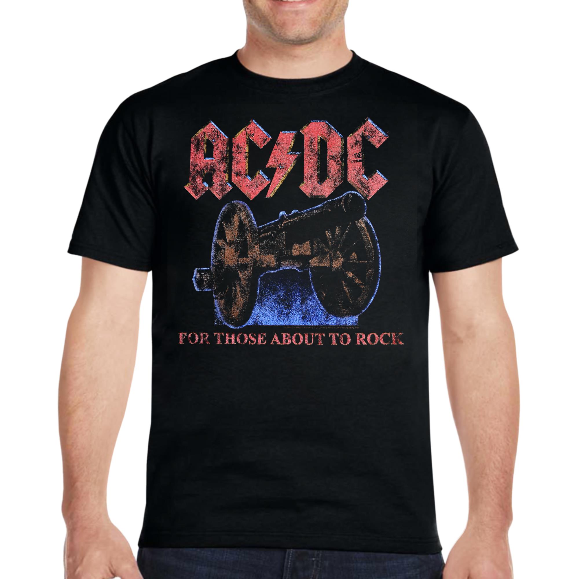 bedding Concise lift AC/DC For Those About To Rock T-Shirt Men | Loudtrax