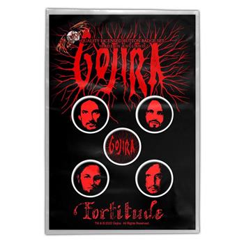 Gojira Fortitude Button Pin Set