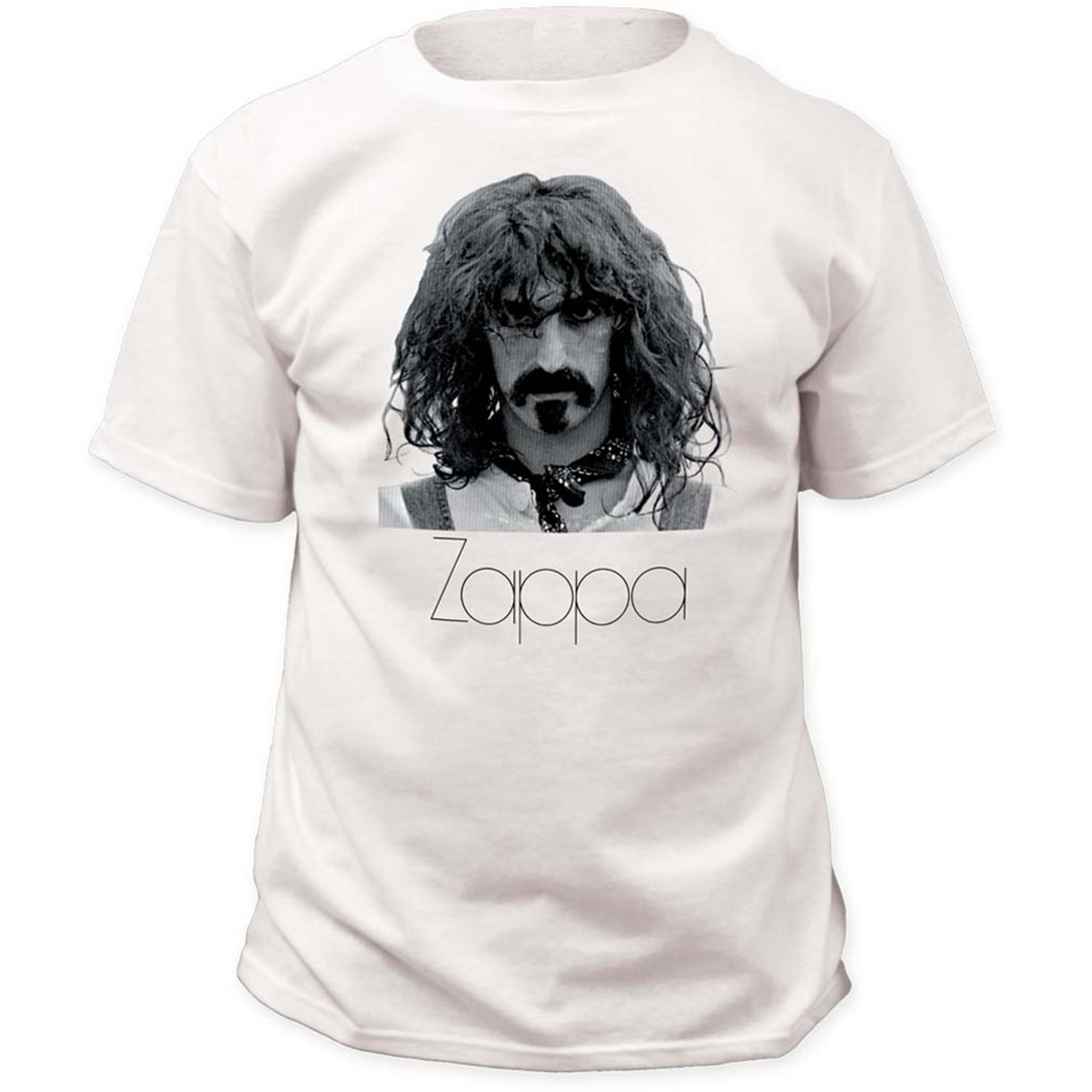 Frank Zappa T-Shirt Herren Porträt Silhouette Elektrisch Schlagzeug Tastatur Top 