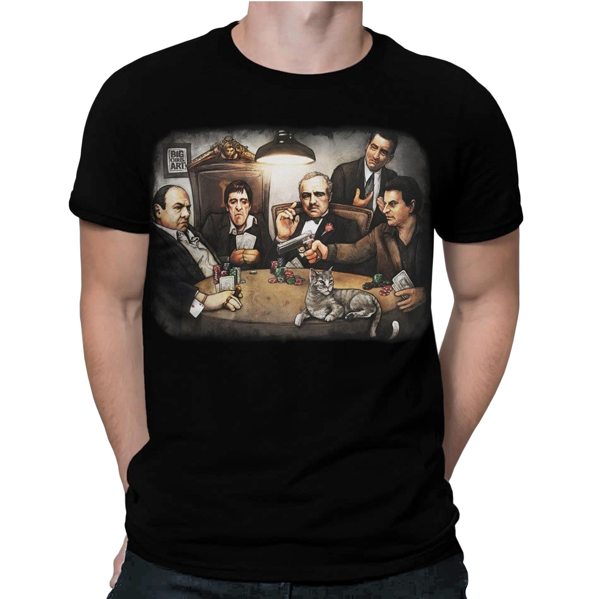 Gangsters Playing Poker T-Shirt