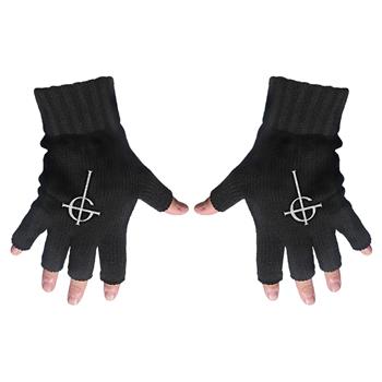 Ghost Ghost Cross Fingerless Gloves