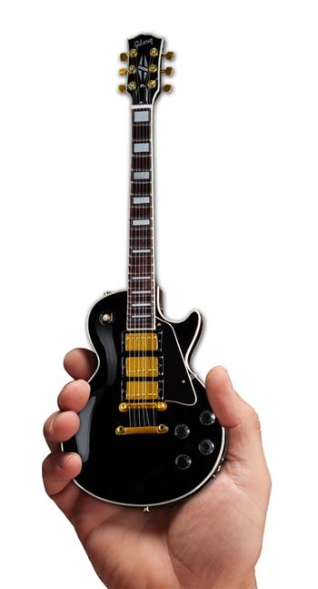 Gibson Guitars Axe Heaven Gibson 1959 Les Paul Ebony Mini Guitar Collectible