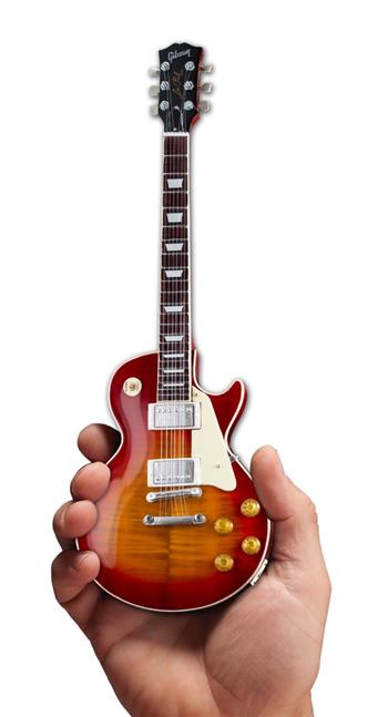 Gibson Guitars Axe Heaven Gibson 1959 Les Paul Standard Cherry Sunburst Mini Guitar Collectible
