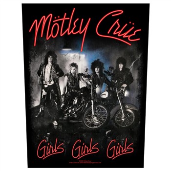 Mötley Crüe Girls, Girls, Girls Backpatch