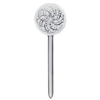  THICK FLAT DISC GLASS DABBER CARP CAP