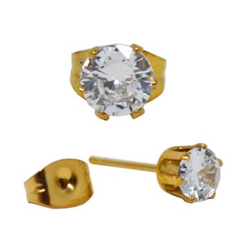  Golden Diamond Earrings