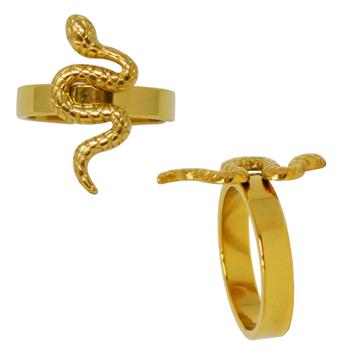  Golden Viper Ring