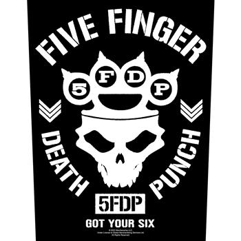 Five Finger Death Punch Got Your Six Backpatch