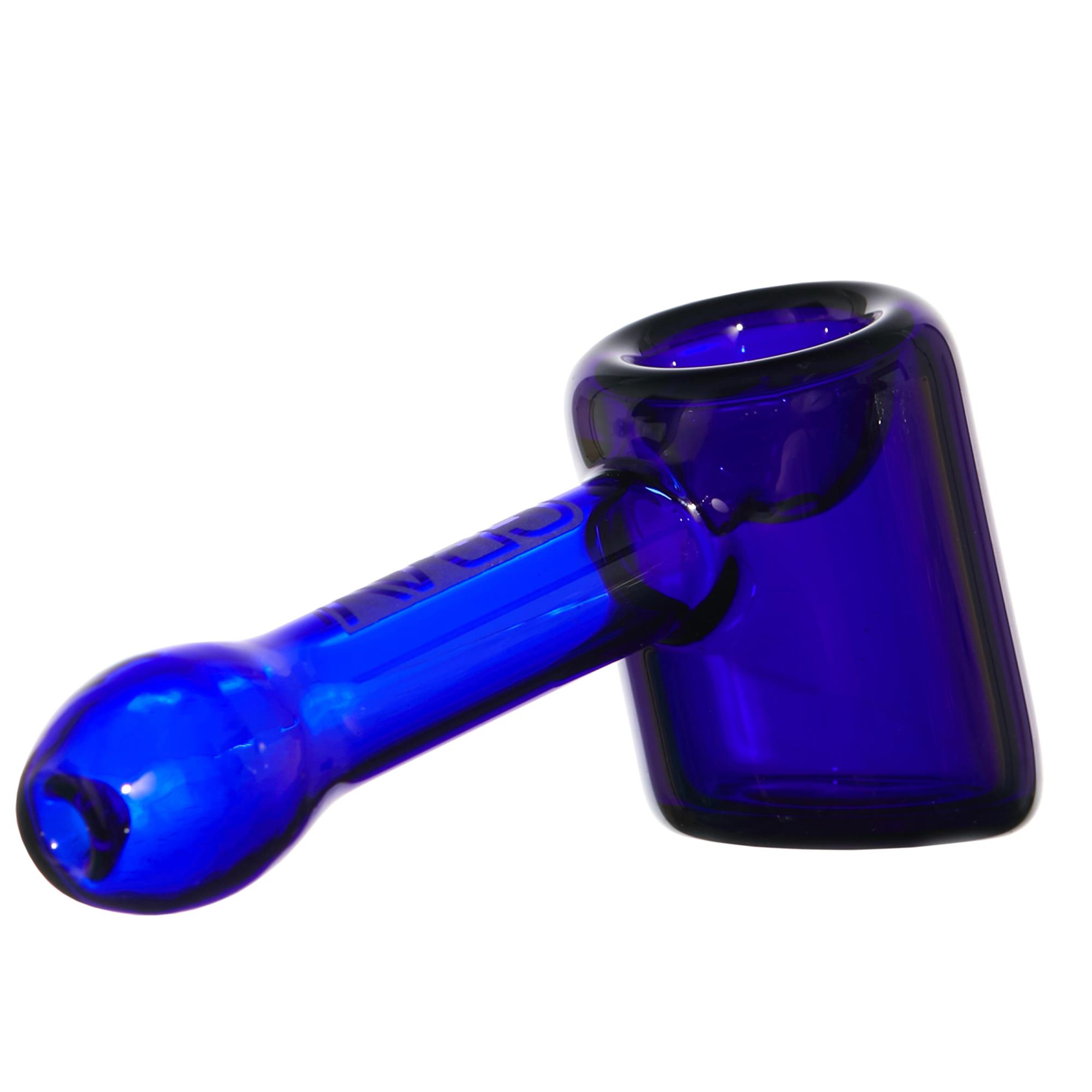 GRAV CLEAR BLUE GLASS PIPE