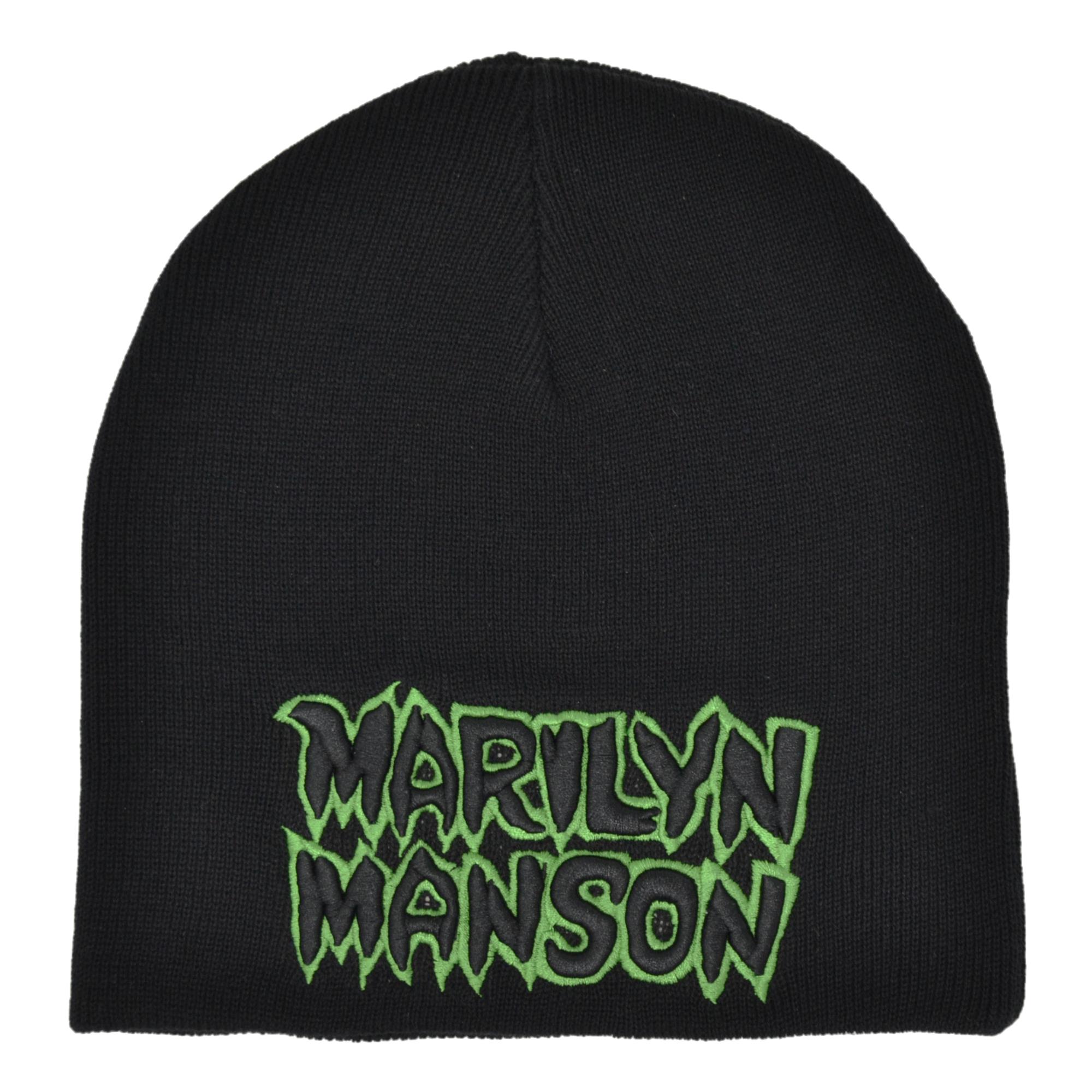 Green 3D embroidered Logo Beanie