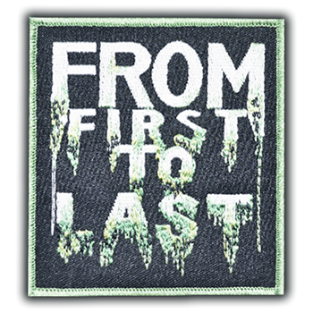 From First To Last Green Drip Patch