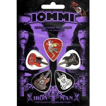 Black Sabbath / Tony Iommi Iron Man Guitar Pick Set