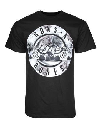 Guns 'n' Roses Guns n Roses Floral Fill Bullet T-Shirt