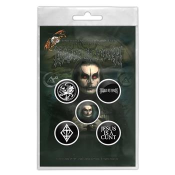Cradle of Filth Hammer of The Witches / Dani Button Pin Set