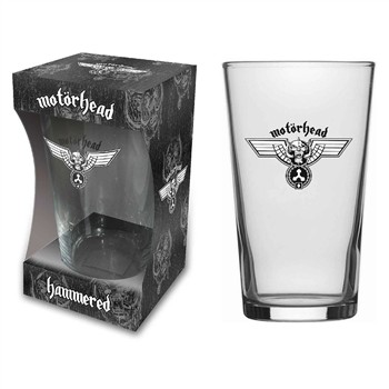 Motorhead Hammered Beer Glass