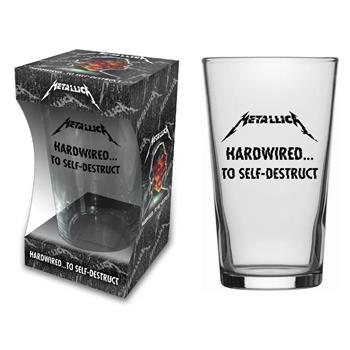 Metallica Hardwired To Self Destruct Beer Glass