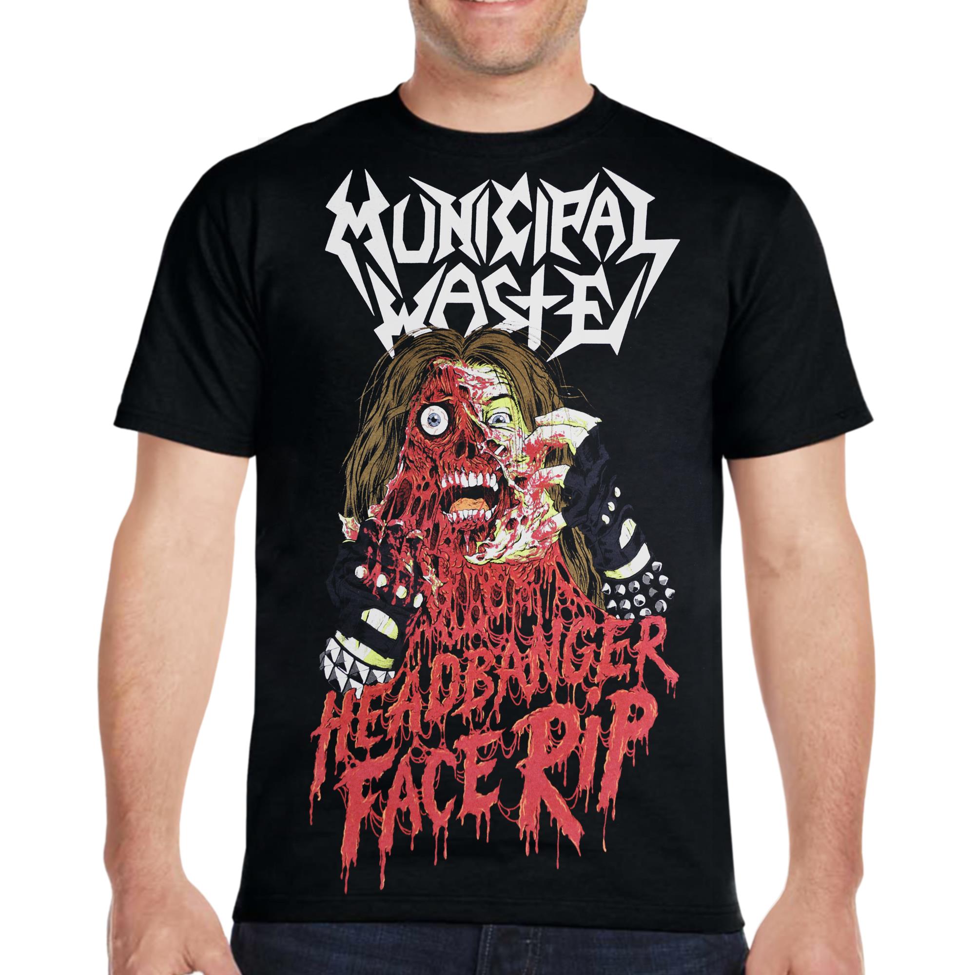 Headbanger Face Rip T-Shirt