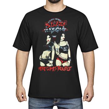 SLEAZY WAY OUT Here Comes Trouble T-Shirt