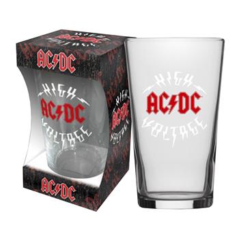 AC/DC High Voltage Beer Glass