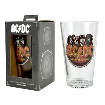AC/DC Highway To Hell Circle Beer Glass