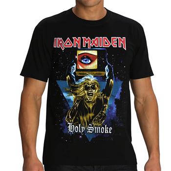 Iron Maiden Holy Smoke Space Triangle T-Shirt