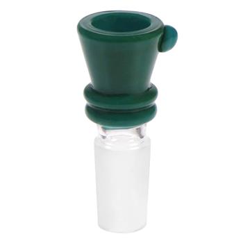  HYDROS MARIA OPAQUE TEAL 14MM GLASS BOWL