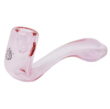  HYDROS PINK SHERLOCK GLASS HAND PIPE
