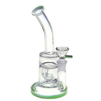  HYDROS SLIME GREEN INSET PERCOLATOR RIG - 8