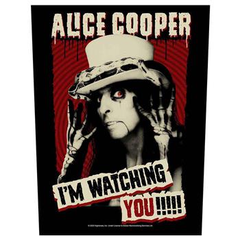 Alice Cooper I'm Watching You Backpatch