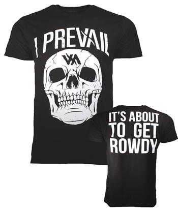 I Prevail I Prevail Large Rowdy Skull T-Shirt