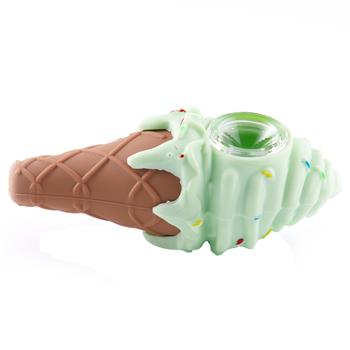  ICE CREAM CONE SILICONE PIPE