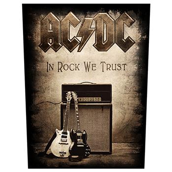 AC/DC In Rock We Trust Backpatch