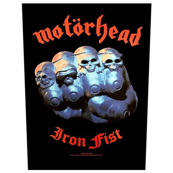 Motorhead Iron Fist Backpatch