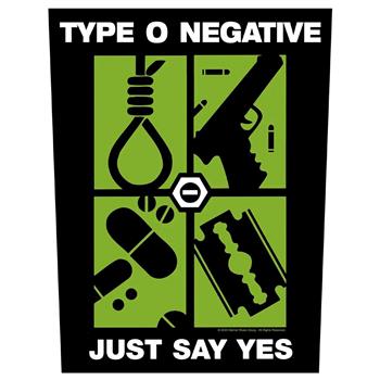Type O Negative Just Say Yes Backpatch