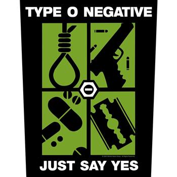 Type O Negative Just Say Yes Backpatch