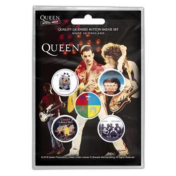 Queen Later Albums Button Pin Set