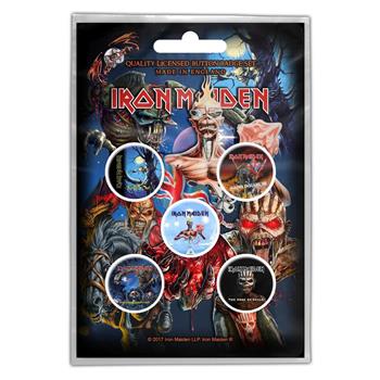 Iron Maiden Later Albums Button Pin Set