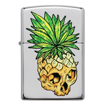  Leaf Skull Pineapple Zippo