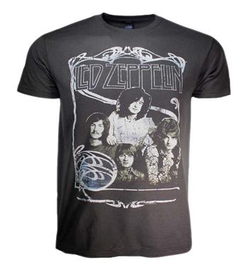 Led Zeppelin Led Zeppelin 1969 Band Promo Photo T-Shirt