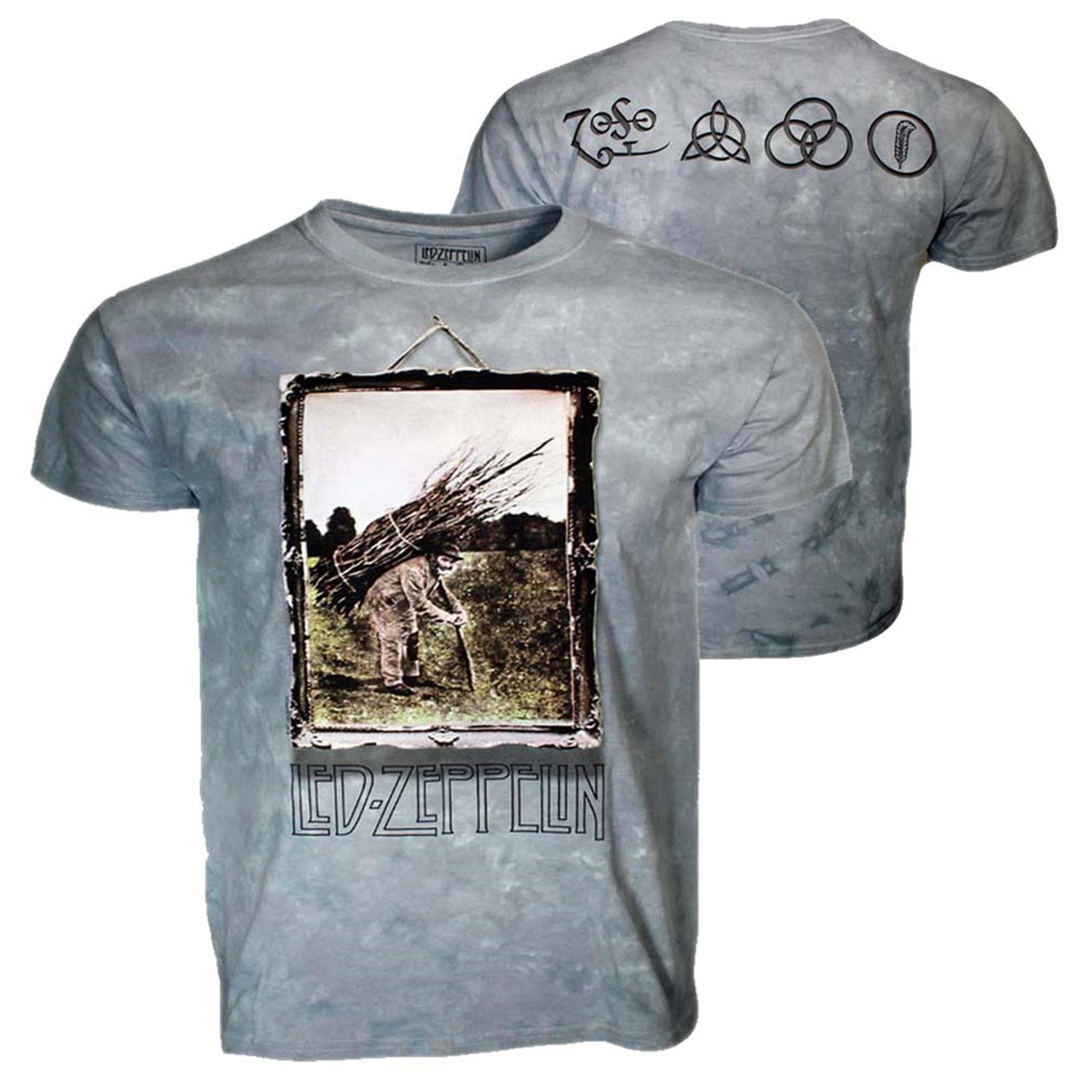 Led Zeppelin Man with Sticks Custom Dye T-Shirt