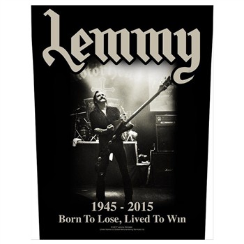 Motorhead Lemmy 1945-2015 Backpatch