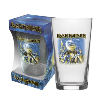 Iron Maiden Live After Death Beer Glass