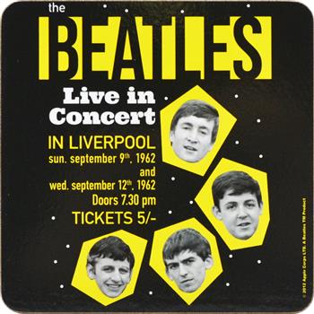 Beatles Live in Concert Coaster