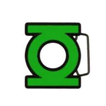 Green Lantern Logo Cutout Belt Buckle