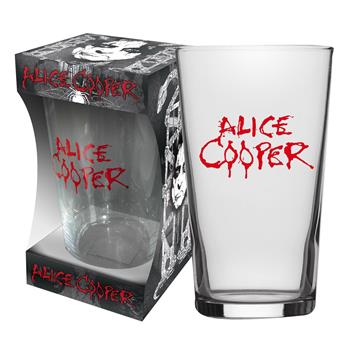 Alice Cooper Logo Beer Glass