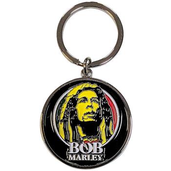 Bob Marley Logo Face Keychain