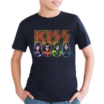 KISS Logo, Faces & Icons Kid's T-Shirt
